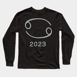 cancer zodiac 2023 Long Sleeve T-Shirt